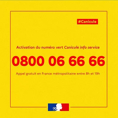 numéro vert canicule